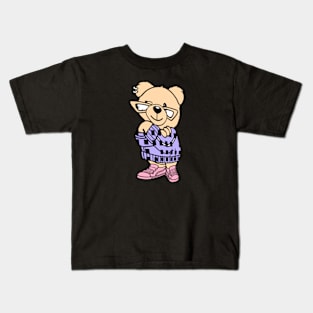 a funny bear Kids T-Shirt